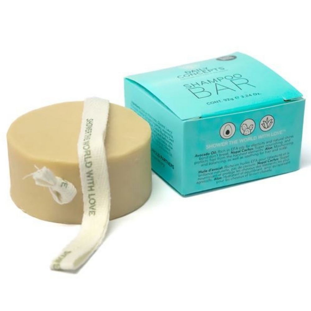Daily Concepts Solid Travel Vegan Shampoo Bar 3.24 oz. Avocado Oil Sustainable